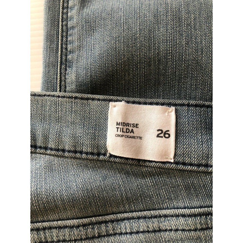 HUDSON Women Tilda Cropped Cigarette Jeans Size 26 - Picture 9 of 12